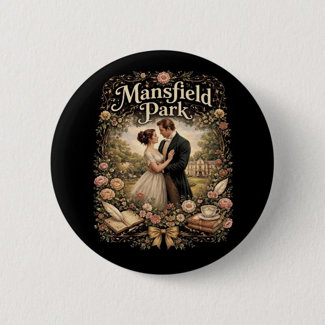 Chapa Redonda De 5 Cm Mansfield Park (Anverso)