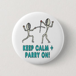 Chapa Redonda De 5 Cm Mantener la cerca tranquila