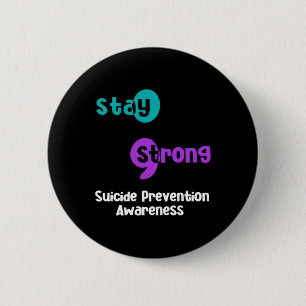 Chapa Redonda De 5 Cm Manténgase firme el Semicolón de prevención del su