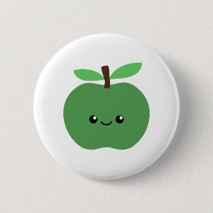 Chapa Redonda De 5 Cm Manzana corta