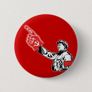 Chapa Redonda De 5 Cm Mao - el comunismo es #1