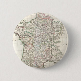 Chapa Redonda De 5 Cm Mapa Antiguo de Francia (1771)