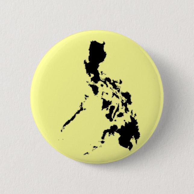 Chapa Redonda De 5 Cm Mapa filipino (Anverso)