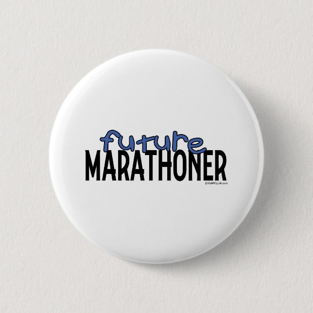Chapa Redonda De 5 Cm Marathoner futuro (Anverso)