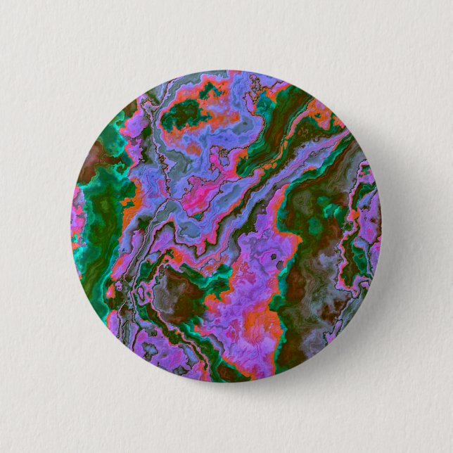 Chapa Redonda De 5 Cm Marble agrio (Anverso)