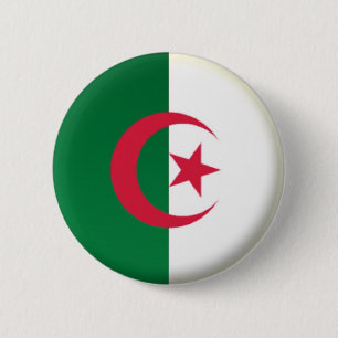 CHAPA REDONDA DE 5 CM ¡¡MARCA NUEVA!! - ALGERIA PIN BACK BADGE