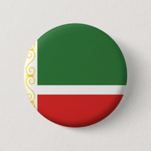CHAPA REDONDA DE 5 CM ¡¡MARCA NUEVA!! - CHECHEN REPÚBLICA PINBACK BADGE