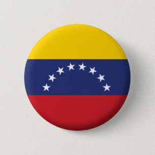 CHAPA REDONDA DE 5 CM ¡¡MARCA NUEVA!! - VENEZUELA PIN BACK BADGE