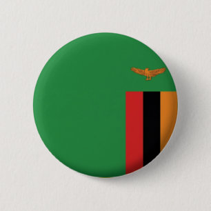 CHAPA REDONDA DE 5 CM ¡¡MARCA NUEVA!! - ZAMBIA PIN BACK BADGE