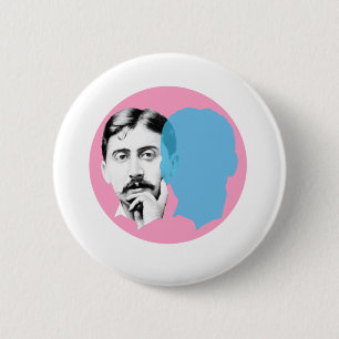 Chapa Redonda De 5 Cm Marcel Proust