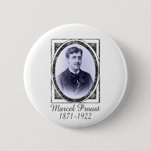 Chapa Redonda De 5 Cm Marcel Proust