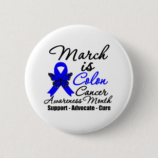 Chapa Redonda De 5 Cm Marcha es el mes de la conciencia sobre el cáncer 