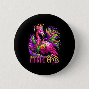 Chapa Redonda De 5 Cm Mardi Gras Yall Mardi Gras Fiesta Flamingo