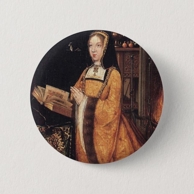 Chapa Redonda De 5 Cm Margaret of Austria (Anverso)
