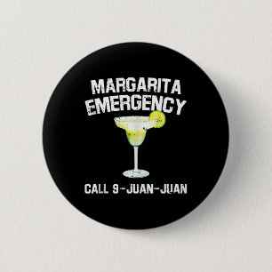 Chapa Redonda De 5 Cm Margarita Emergencia Mexicana Fiesta Funny Cinco D