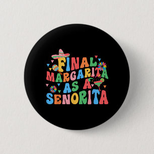 Chapa Redonda De 5 Cm Margarita final como novia señorita escuadrón de s