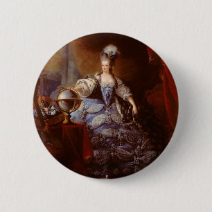 Chapa Redonda De 5 Cm Marie Antoinett de Austria de Jean Baptiste Dagoty
