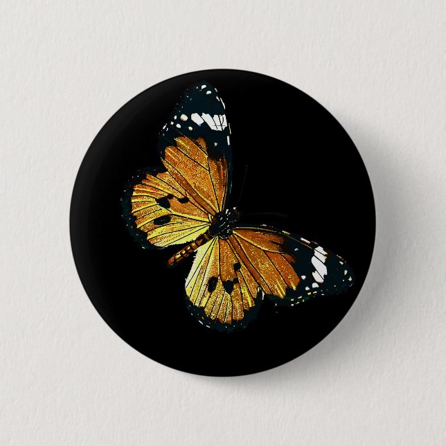 Chapa Redonda De 5 Cm Mariposa (Anverso)