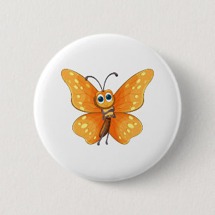 Chapa Redonda De 5 Cm Mariposa Personalizado alegre