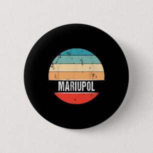 Chapa Redonda De 5 Cm Mariupol Ucrania viaje a la ciudad
