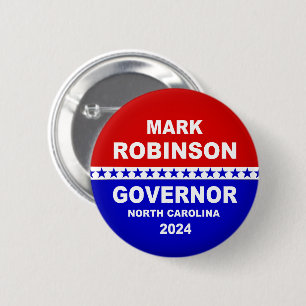 Chapa Redonda De 5 Cm Mark Robinson Gobernador de Carolina del Norte 202