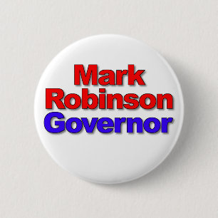 Chapa Redonda De 5 Cm Mark Robinson para Gobernador 2024