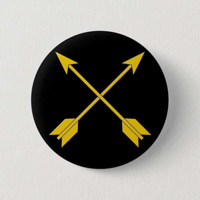 Chapa Redonda De 5 Cm Marshal de Arquero de SCA (Anverso)