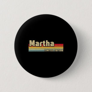 Chapa Redonda De 5 Cm Martha Gift Name Personalized Birthday Fun Christm