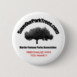 Chapa Redonda De 5 Cm Martin-Fontana parquea la asociación, PERSONALIZA