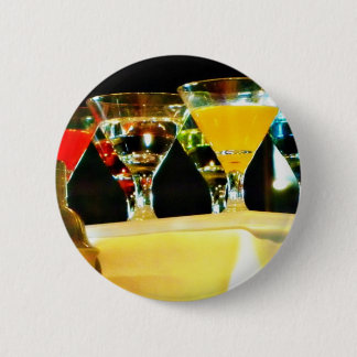 Chapa Redonda De 5 Cm martinis grises del ganso