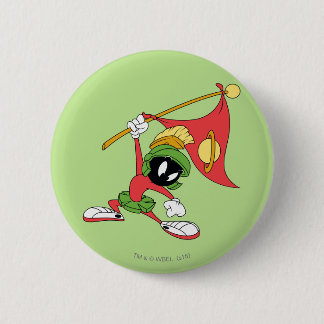Chapa Redonda De 5 Cm MARVIN EL MARTIAN™ RECLAMANDO planeta