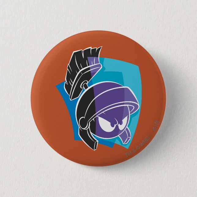 Chapa Redonda De 5 Cm MARVIN THE MARTIAN™ Expressive 14 (Anverso)