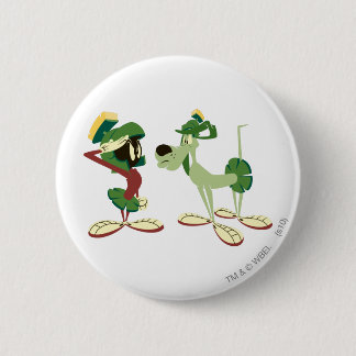 Chapa Redonda De 5 Cm MARVIN THE MARTIAN™ y K-9