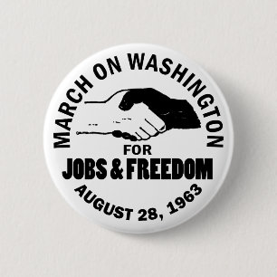Chapa Redonda De 5 Cm Marzo en Washington