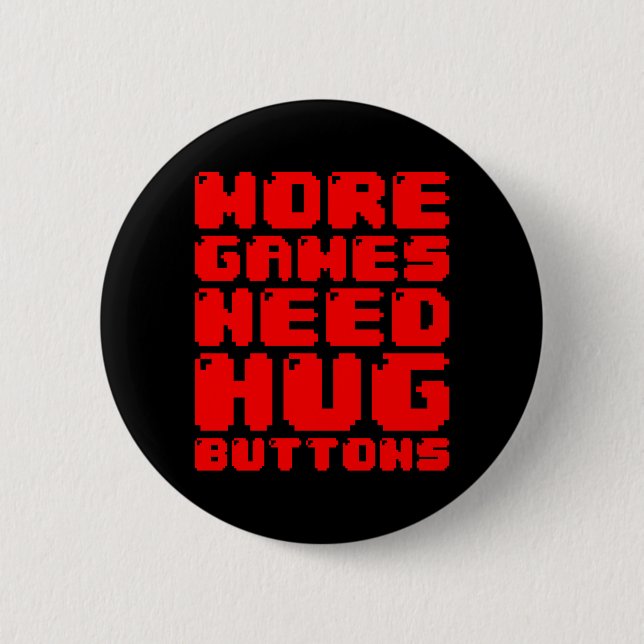 CHAPA REDONDA DE 5 CM MÁS JUEGOS NECESITAN BOTONES HUG (Anverso)