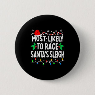 Chapa Redonda De 5 Cm Más Probable De Correr El Trineo De Santa Familia 