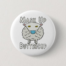 Máscara arriba mariposa