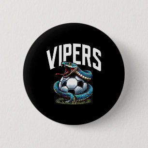 Chapa Redonda De 5 Cm Mascota de fútbol Vipers para jugadores y equipos