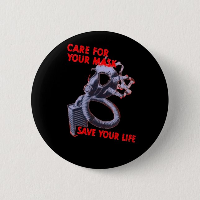 CHAPA REDONDA DE 5 CM MASK (Anverso)