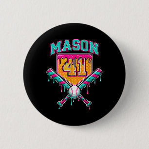 Chapa Redonda De 5 Cm Mason 41 Meme Helado Goteo Bysebyll Cumpleaños Cos