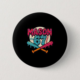 Chapa Redonda De 5 Cm Mason 67 Gráficos Divertidos de Hielo Drip Vender