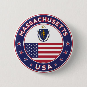 Chapa Redonda De 5 Cm Massachusetts