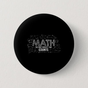 Chapa Redonda De 5 Cm Matemáticas Divertidas Es El Único Asunto Que Cuen