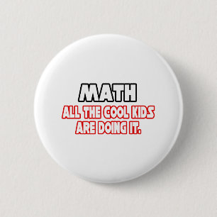 Chapa Redonda De 5 Cm Matemáticas... Niños de Guay