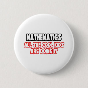 Chapa Redonda De 5 Cm Matemáticas... Niños de Guay