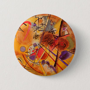 Chapa Redonda De 5 Cm Material gráfico abstracto de Kandinsky