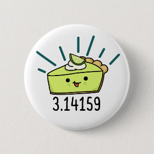 Chapa Redonda De 5 Cm Math Pi Número Gracioso Pie Pun