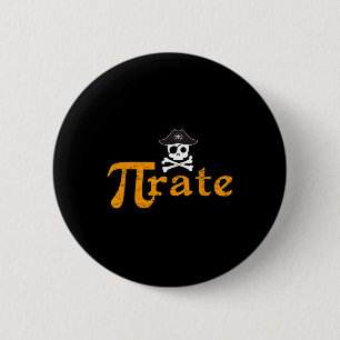 Chapa Redonda De 5 Cm Math Pirate Happy Pi Day
