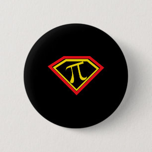Chapa Redonda De 5 Cm Mathemati, maestra de matemáticas superheroica de
