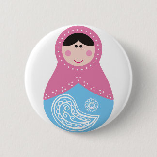 Chapa Redonda De 5 Cm Matrioska pasley spring